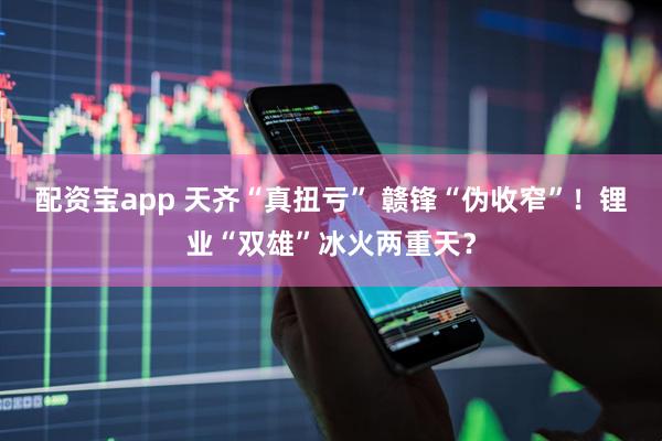 配资宝app 天齐“真扭亏” 赣锋“伪收窄”！锂业“双雄”冰火两重天？